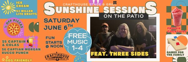 6.6.26 sunshine sessions three sides website photo